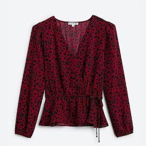 COPY - Nine Britton Size Large Burgundy Blouse